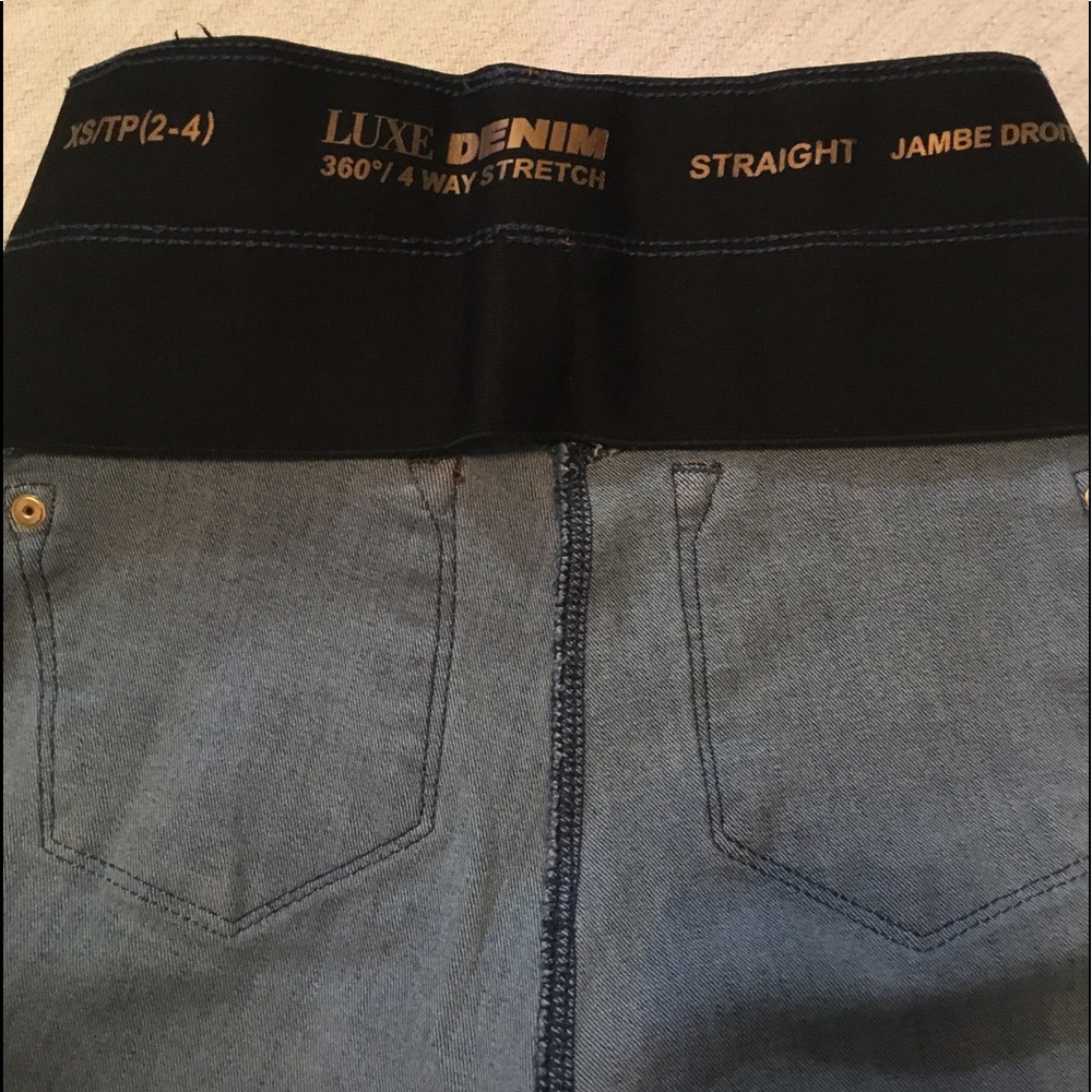 Dark Wash Luxe Denim Jeggings - Picture 5 of 8